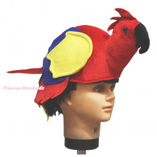 Hot Red Parrot Bird Costume Party Warm Hat H948