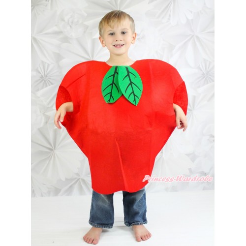 Big Apple Red Whole One Piece Party Fruit Costume C380