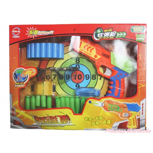 Orange Dart Soft Bullet Target Gun Toy TY014