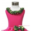 Hot Pink Tank Top Camouflage Lacing TB1163