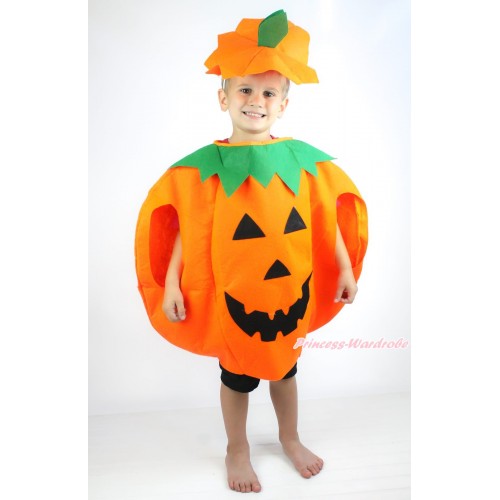 Halloween Pumpkin Orange One Piece Party Costume C406