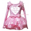 Valentine's Day Light Pink Tank Top Light Pink Ruffles Pink White Dots Bow & White My 1st Valentine Day Heart Painting & Light Hot Pink Heart Trimmed Pettiskirt MG2793