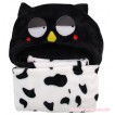 Personalize Custom Owl White Black Baby's Name Swaddling Wrap Blanket BI67