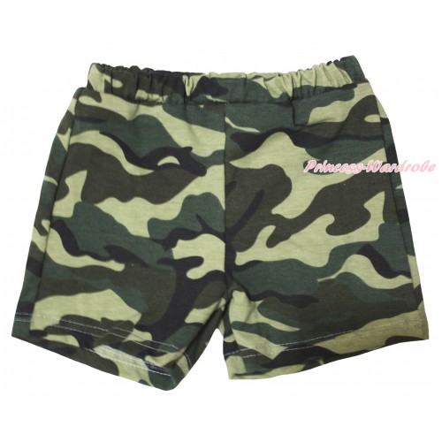 Camouflage Cotton Short Panties PS045