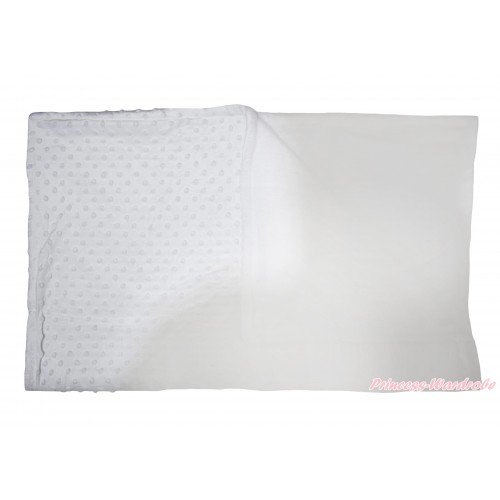 White Baby Swaddling Wrap Blanket BI76