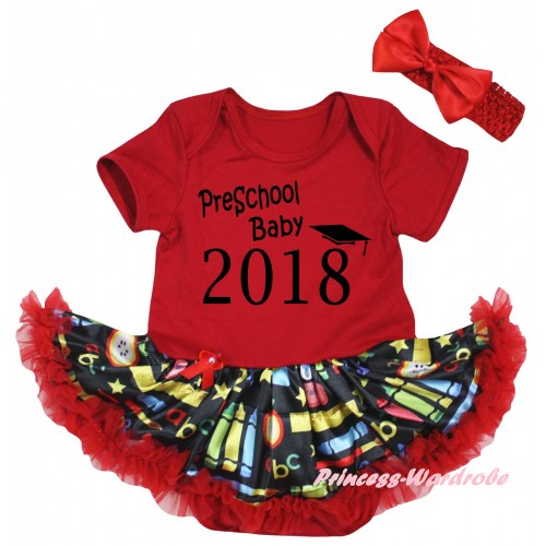 Red Baby Bodysuit Red Stationery Pettiskirt & Preschool Baby 2018 Painting JS6783