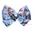 Frozen Princess Anna & Elsa & Kristoff Ribbon Bow Hair Clip H867