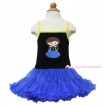Frozen Anna Black Halter Royal Blue ONE-PIECE Dress & Princess Anna LP90