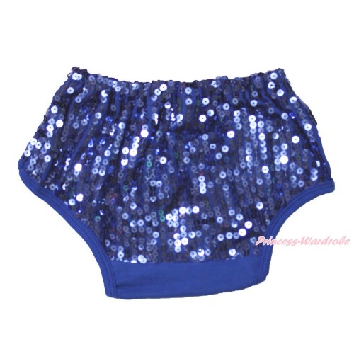 Royal Blue Sparkle Sequins Panties Bloomers B107