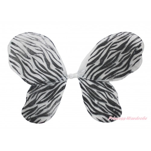Zebra Butterfly Wings Halloween Party Costume C343