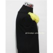 Black Tank Tops with Yellow Rosettes TB06 