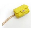 Gold Chain Yellow Checked Little Cute Petti Shoulder Bag CB34 