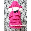 Lovely Bow Hot Pink Layer Swimwear with Swim Cap SW53 