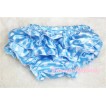 Light Blue White Polka Dot Layer Panties Bloomers with Cute Big Bow BL37 