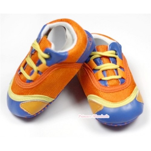 Orange Royal Blue Sport Shoes S528 