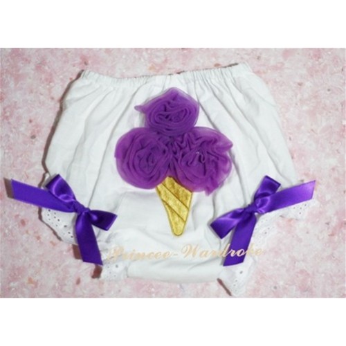 Dark Purple Ice Cream Panties Bloomers BC08 