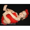 Red Lace Ruffles Petti Rompers LR05 