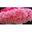 Hot Light Pink Pettiskirt Plus Matching White Long Sleeves Light Pink Rosettes Tops M89 