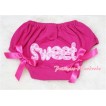 Hot Pink Bloomers & Pink Sweet Print & Various Bow BL52 