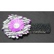 Headband match Light Dark Purple Crystal Daisy for Pettiskirt Hair Clip P000211 
