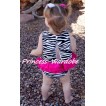 Hot Pink Zebra Panties Bloomers with Matching Zebra Tank Top CM06 