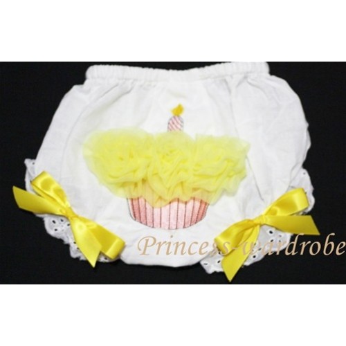 Yellow birthday cake Panties Bloomers BC42 