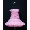 Light Pink Lace Tube Top with matching Light Pink Pettiskirt TE14 