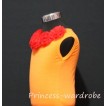 Orange Tank Tops with Red Rosettes TN01 