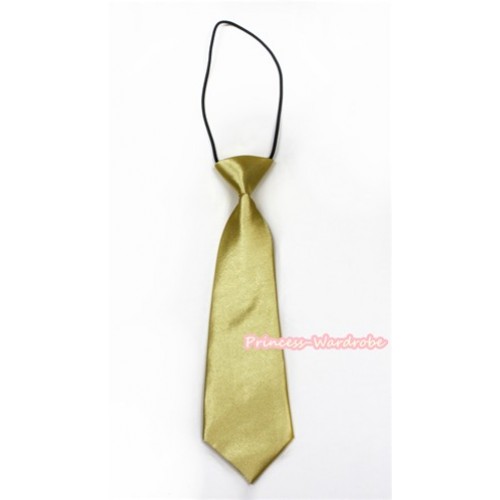 Goldenrod Silk Elastic Necktie BT12 