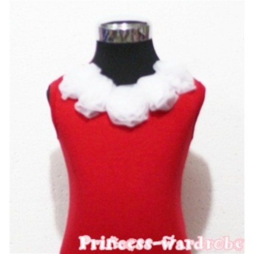 Red Tank Tops with White Rosettes TN38 