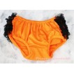 Orange Panties Bloomers with Black Ruffles B28 