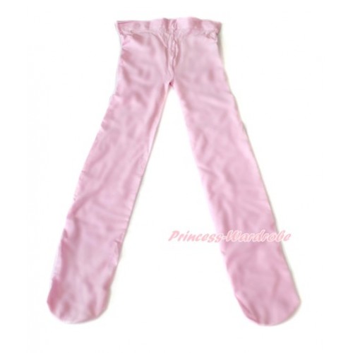 Plain Light Pink Leggings Skinny Pants Tights LG245 