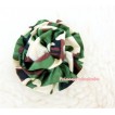 Camouflage Print Rosettes Hair Pin H320 