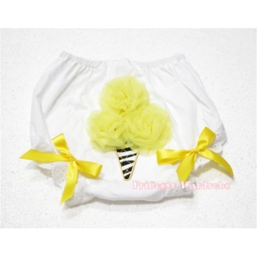 Yellow Zebra Ice Cream Panties Bloomers BD19 