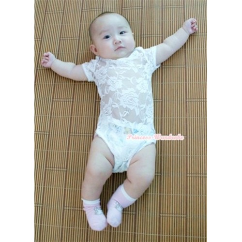 Pure White See Through Baby Jumpsuit TH240 