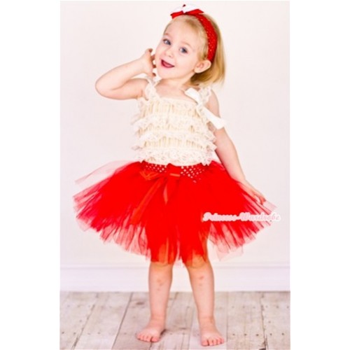 Red Ballet Tutu with Red Bow B136 