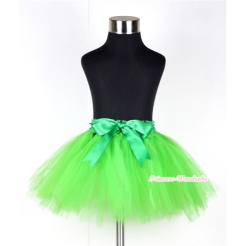 Bright Green Ballet Tutu with Bow B139 