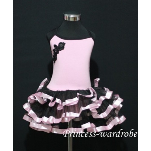 Pink Black Ballet Tutu B57 