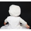 White Baby Pettitop with White Rosettes NT10 