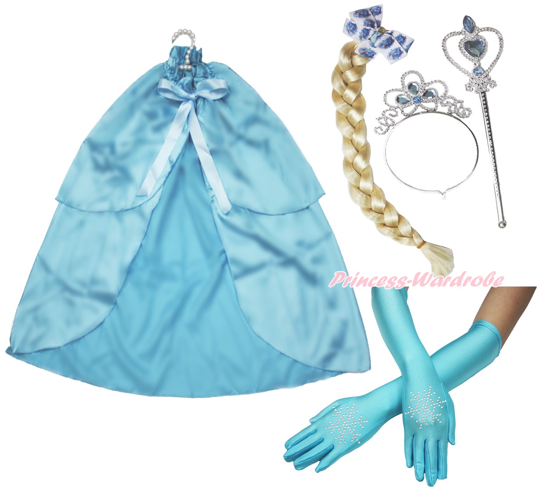 elsa cape and gloves