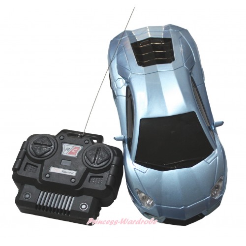 Silver Battery Remote Radio Control Racing Car Toy TY012