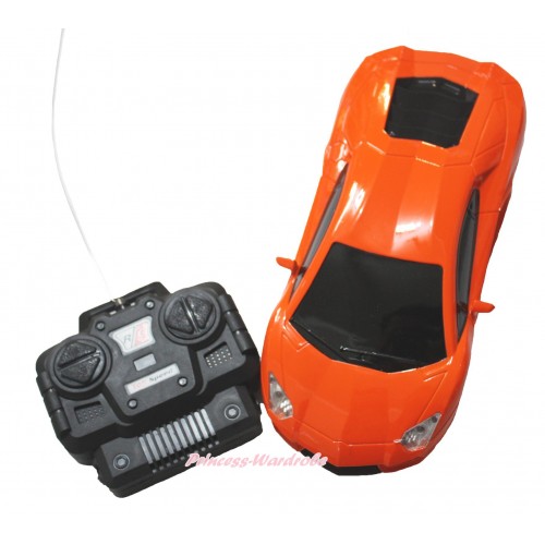 Orange Battery Remote Radio Control Racing Car Toy TY013