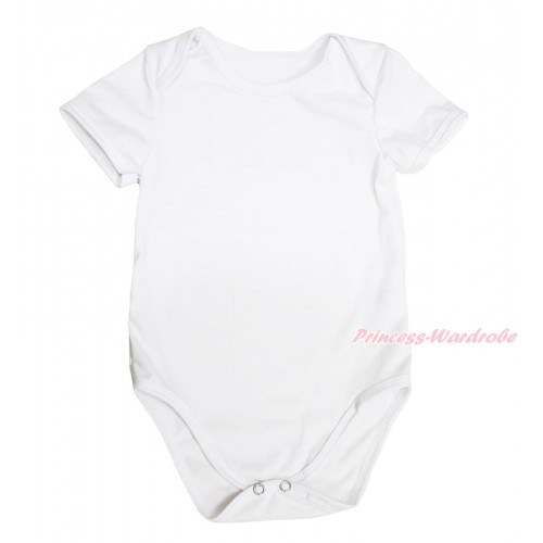 Plain Style White Baby Jumpsuit TH101 