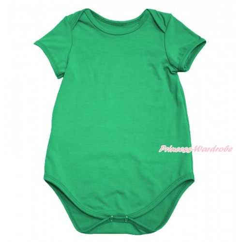 Plain Style Kelly Green Baby Jumpsuit TH412 