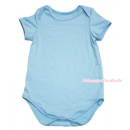 Plain Style Light Blue Baby Jumpsuit TH594