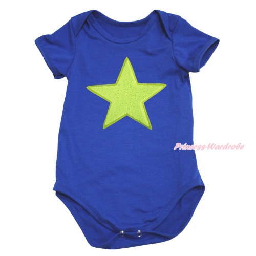 Royal Blue Baby Jumpsuit & Super Star Print TH599