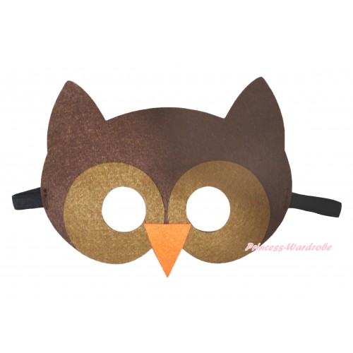 Owl Costume Face Eyes Mask C446