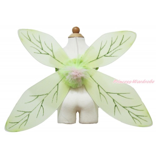 Fairy Tinker Bell Green Wings Halloween Costume C288