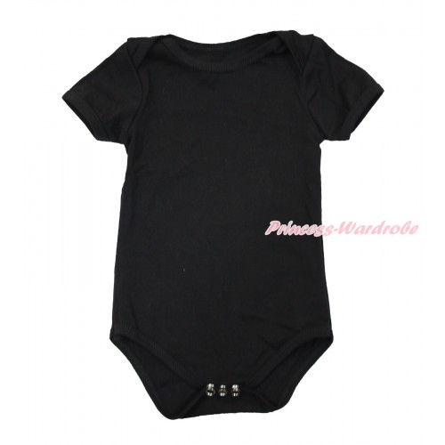 Plain Style Black Baby Jumpsuit TH493
