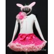 Hot Light Pink Pettiskirt Rabbit Costum 